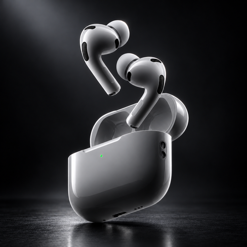 Emzaria Pulse Pro3 wireless earbuds with charging case